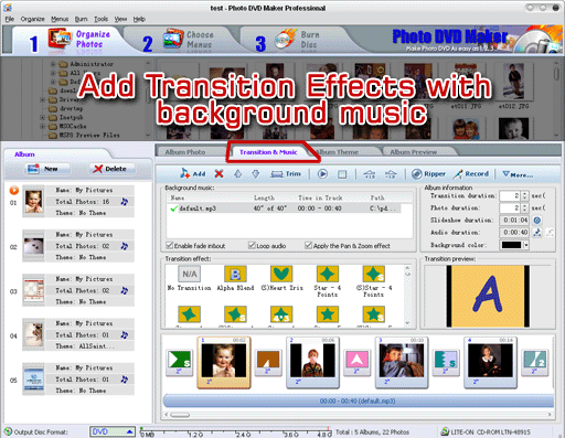 screenshot 2 of Photo DVD Maker