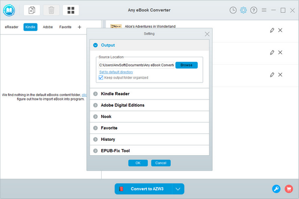 Output Settings