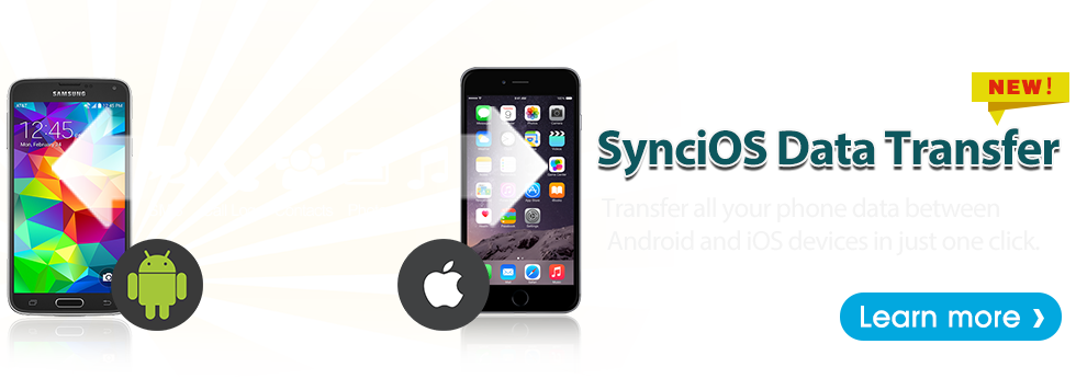 Syncios data transfer