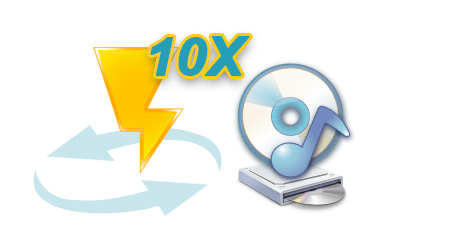 Convert at 10X Faster Speed & Keep CD Output Quality