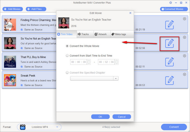 Set Preferences of Output video