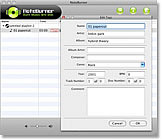 Screenshot of NoteBurner Audio Converter