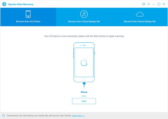 syncios data recovery free download