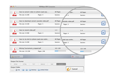 Convert PDF files in batch