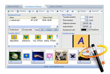 Photo DVD Maker Create slideshow DVD picture DVD photo album