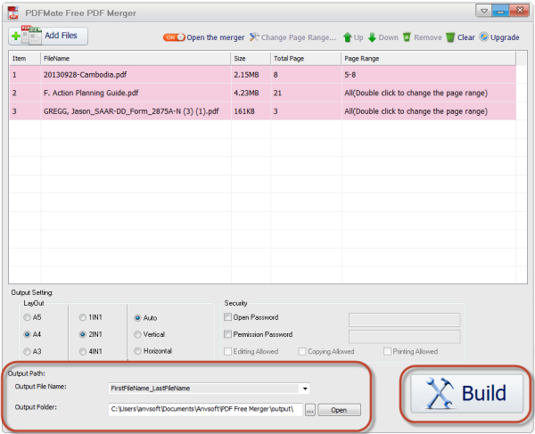 Start merging process